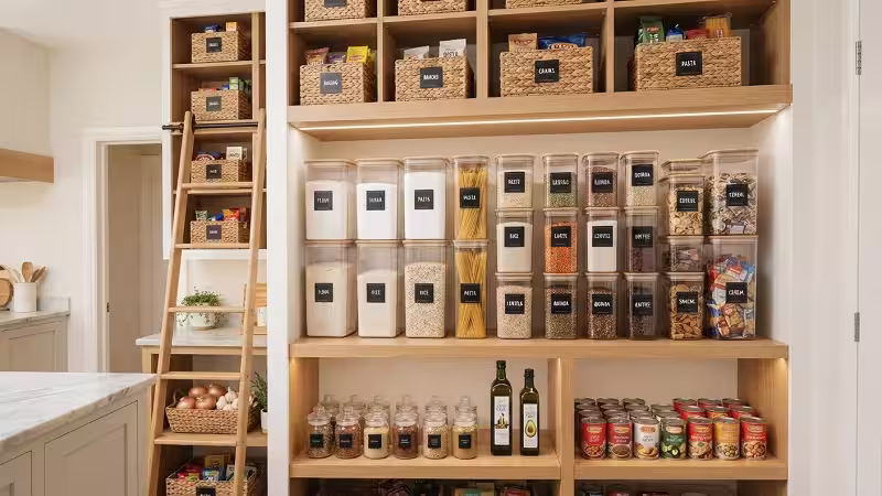 airtight food storage containers for pantry.