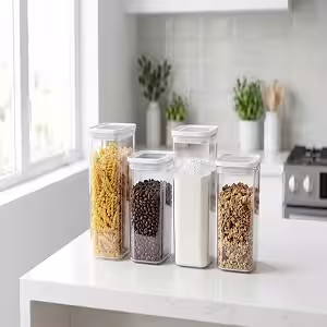 iDesign Clear Acrylic Canisters